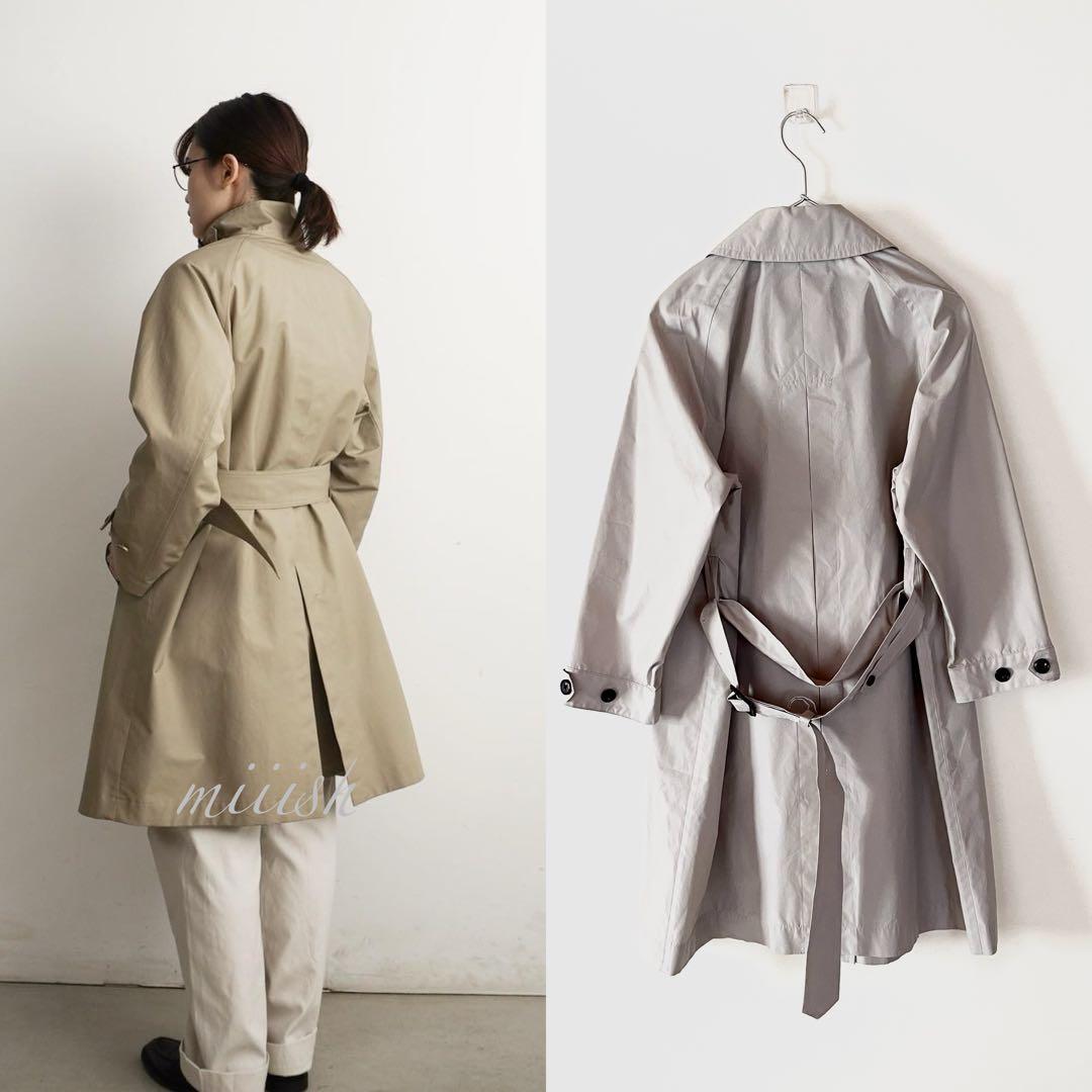 新品 マーガレットハウエル コットンナイロン 2wayスプリングコート 7.5万