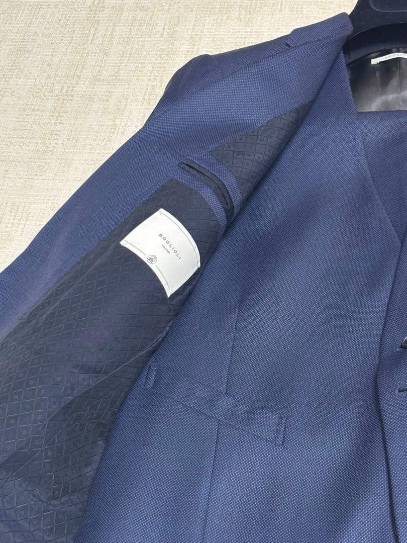 おまえてつじ様【美品・着用回数僅か】ボリオリ 3ピーススーツ春秋冬用