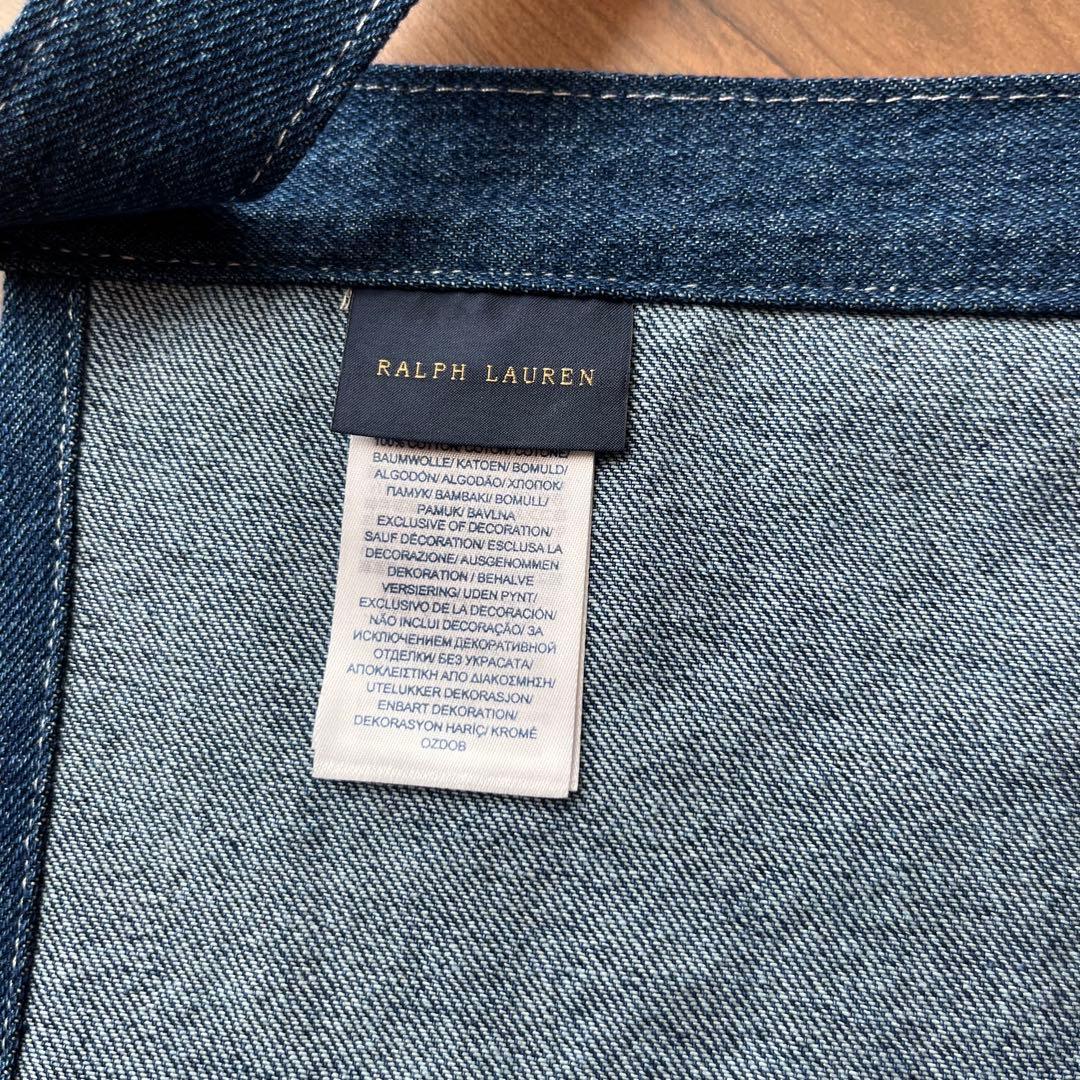 【新品　未使用】ラルフローレン　エプロン　ソムリエ　デニム