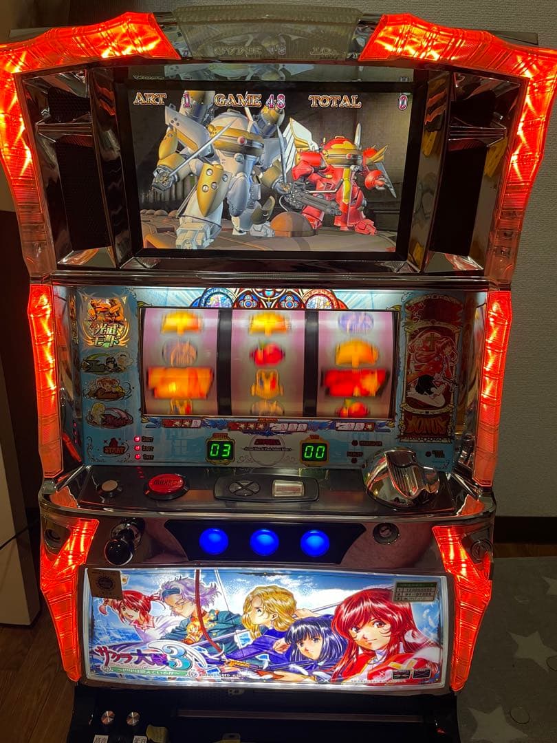 パチスロ実機　サクラ大戦3　loop ver