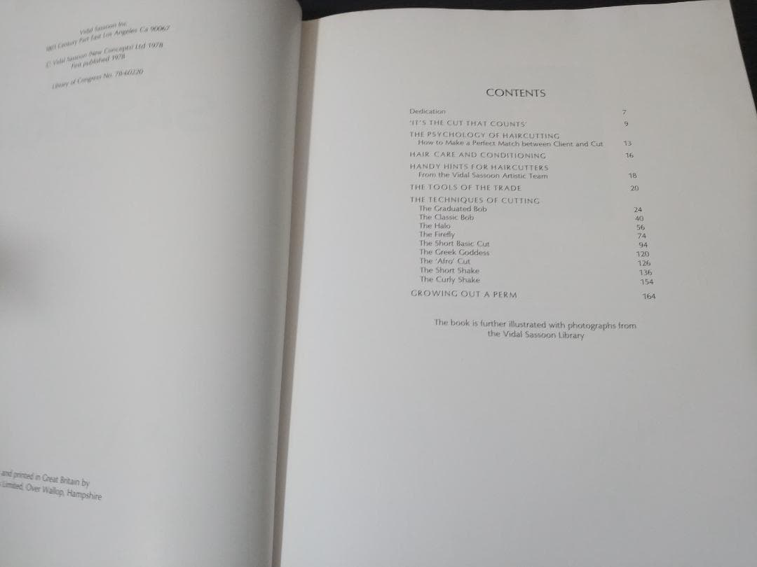 趣味・スポーツ・実用 cutting hair the vidal sassoon way