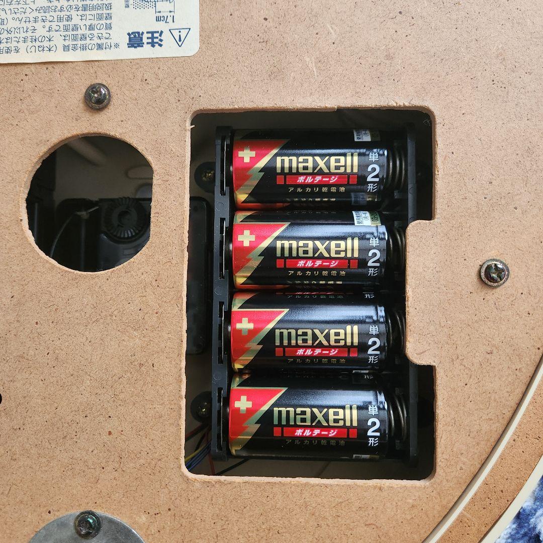 リズム（RHYTHM）スモールワールドからくり時計　日本製　電池付き