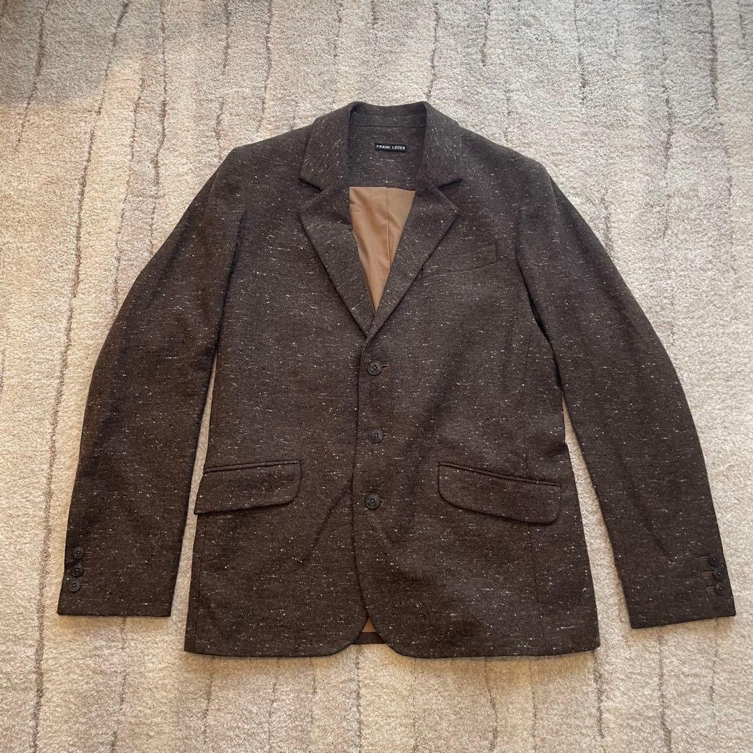 ★SALE!!★ FRANK LEDER ウールツイードテーラードジャケット