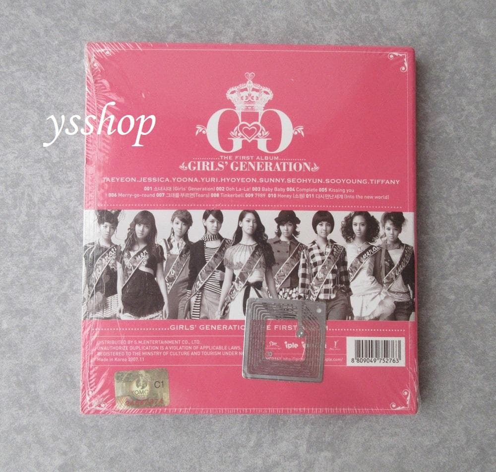 【新品】少女時代 1集　少女時代（韓国盤）