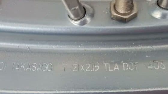 ハーレー 21インチ ナローフロントホイール タイヤ付き 3/4　検）チョッパー