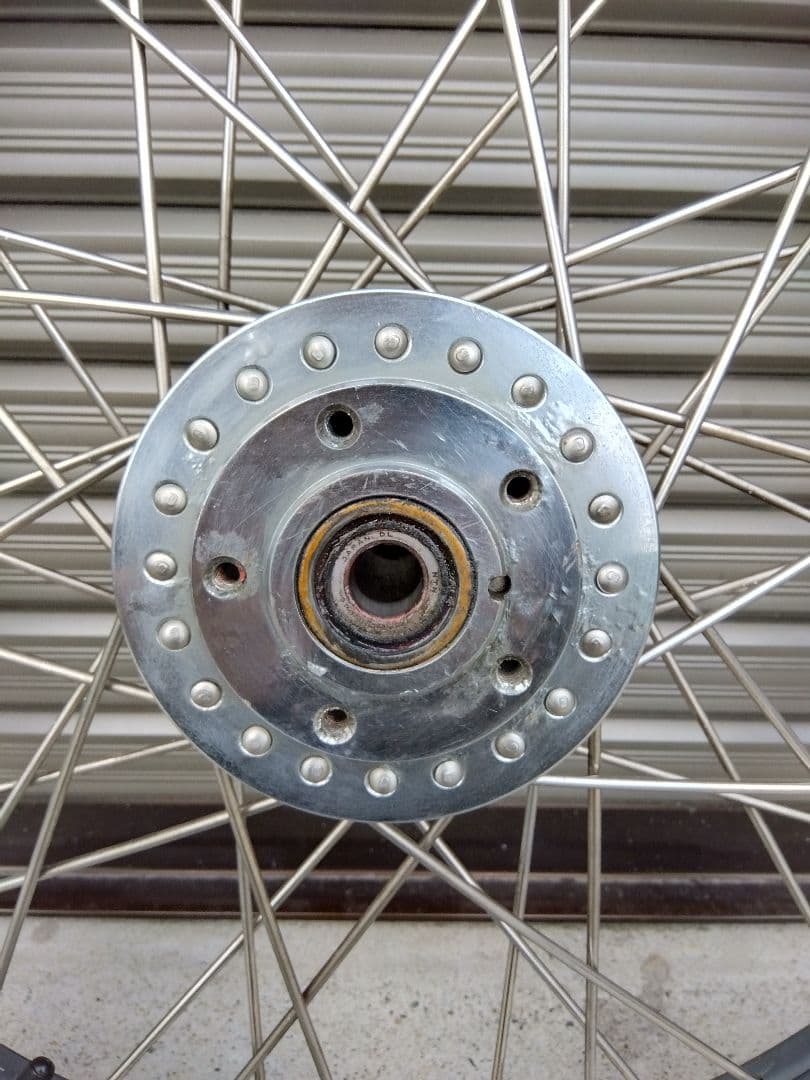 ハーレー 21インチ ナローフロントホイール タイヤ付き 3/4　検）チョッパー