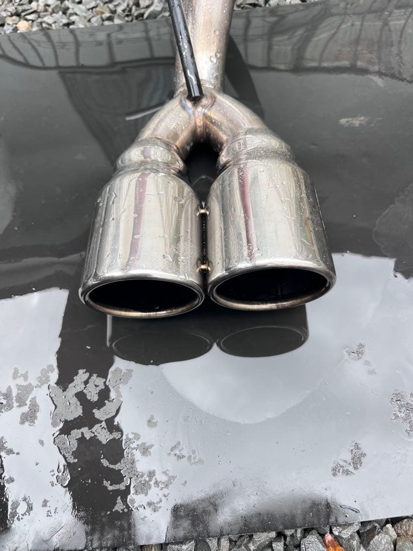 スズキ　エブリィ　DA64W ターボ　２本出しマフラー　ステンレス