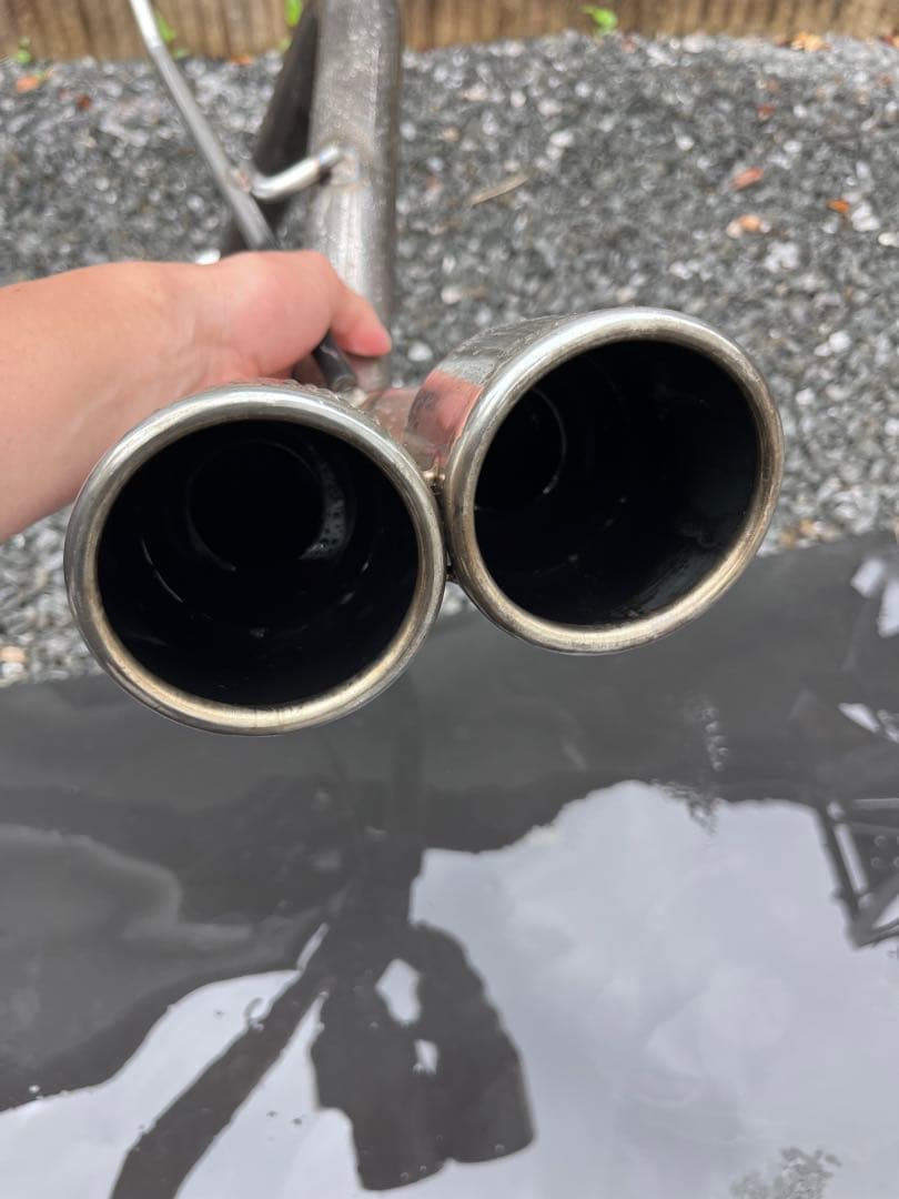 スズキ　エブリィ　DA64W ターボ　２本出しマフラー　ステンレス