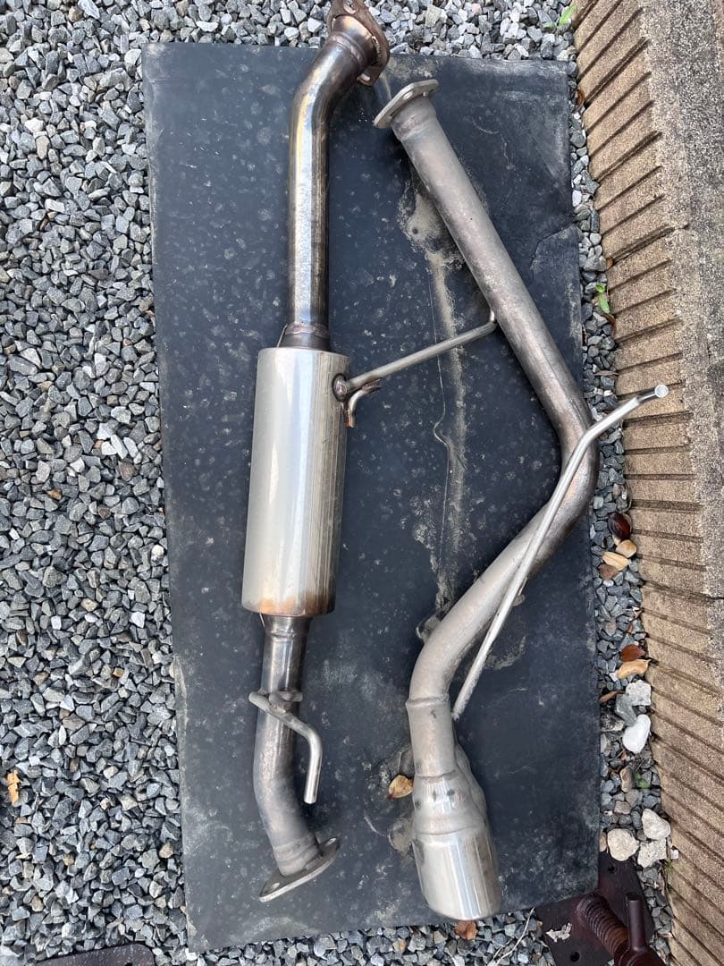 スズキ　エブリィ　DA64W ターボ　２本出しマフラー　ステンレス