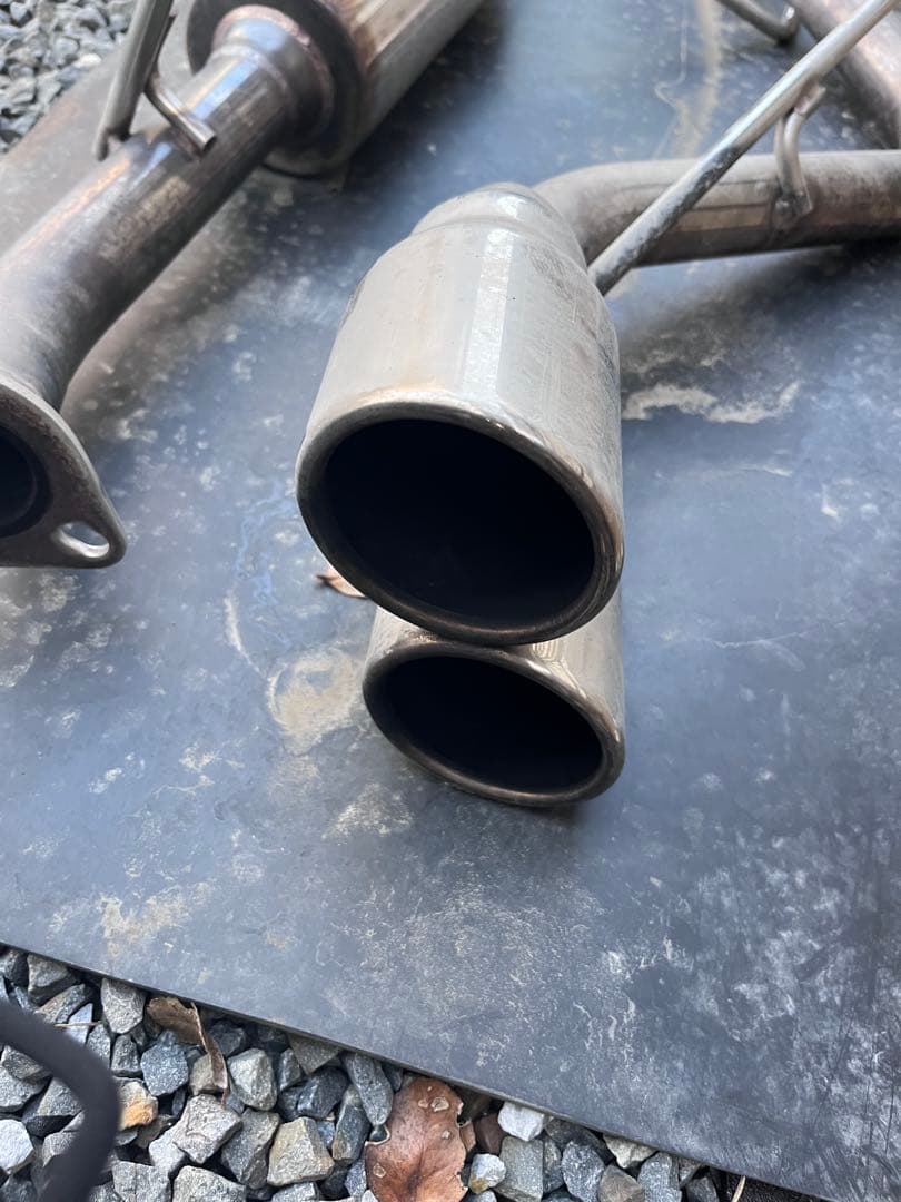 スズキ　エブリィ　DA64W ターボ　２本出しマフラー　ステンレス