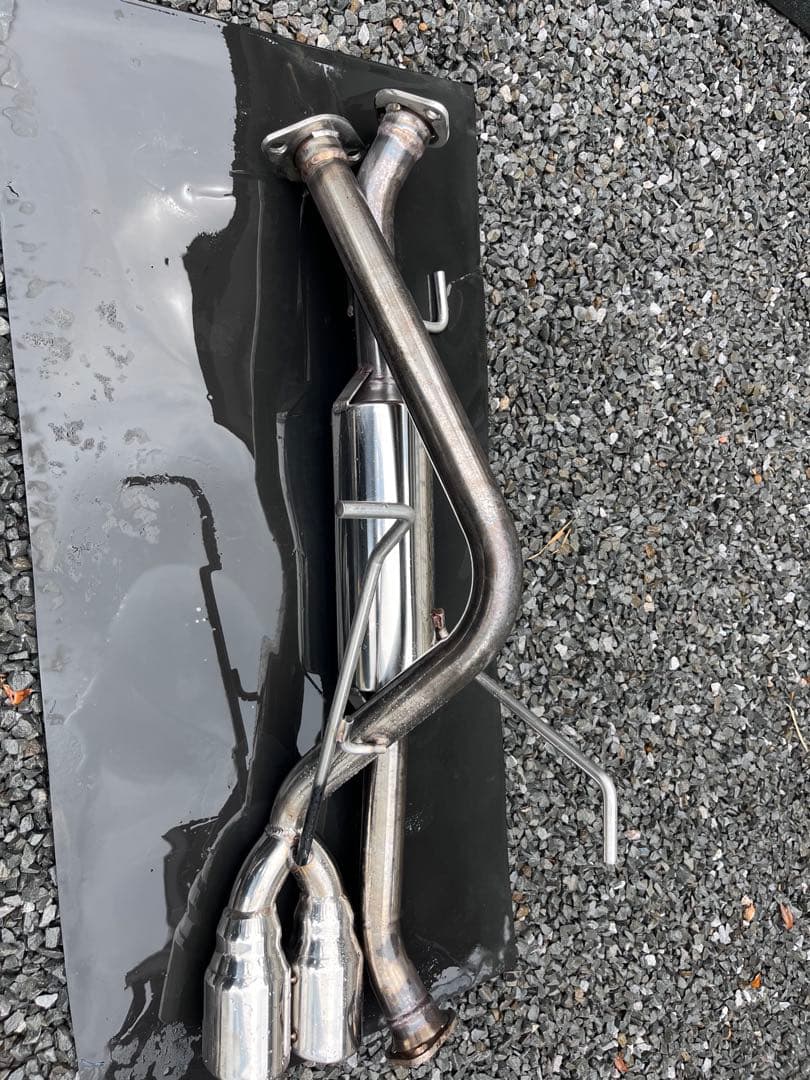 スズキ　エブリィ　DA64W ターボ　２本出しマフラー　ステンレス