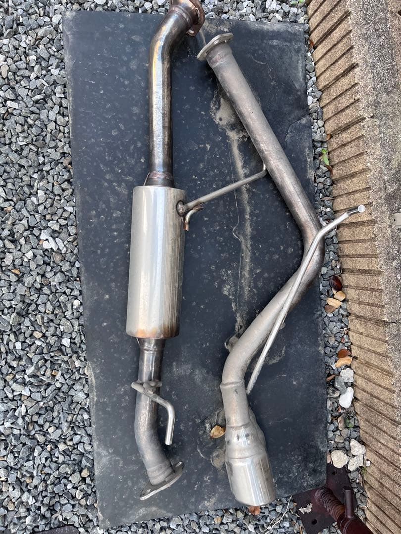 スズキ　エブリィ　DA64W ターボ　２本出しマフラー　ステンレス