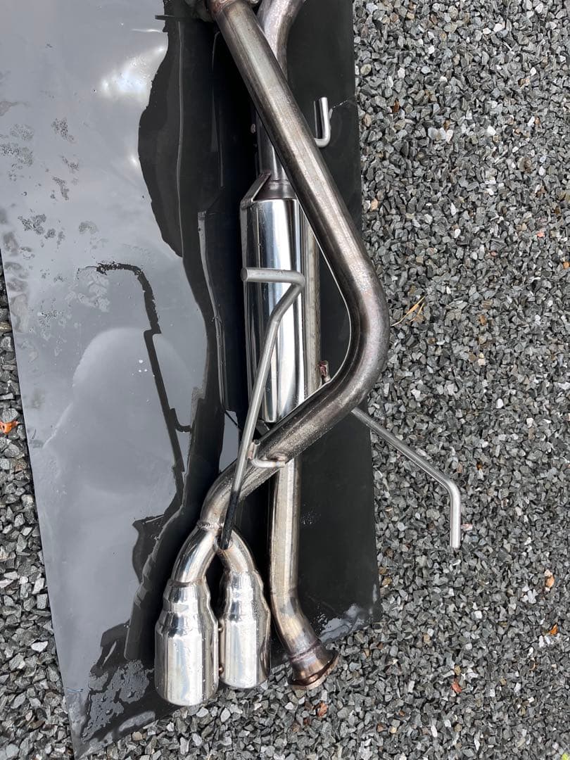 スズキ　エブリィ　DA64W ターボ　２本出しマフラー　ステンレス