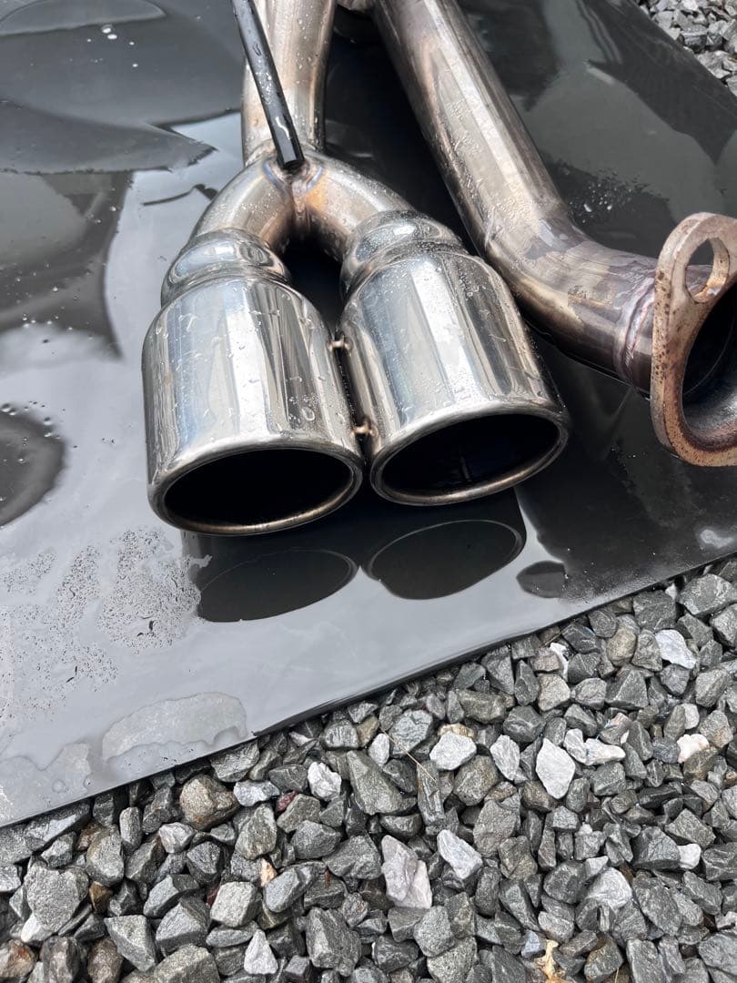 スズキ　エブリィ　DA64W ターボ　２本出しマフラー　ステンレス