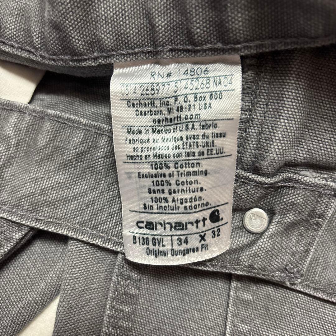 25日まで出品 【34×32】カーハート　ダブルニー　ペインターパンツ
