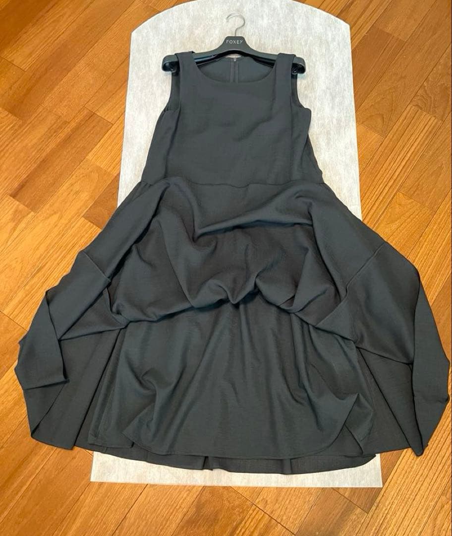 フォクシー☆FOXEY☆ワンピースNantucket Dress☆ネイビー 38