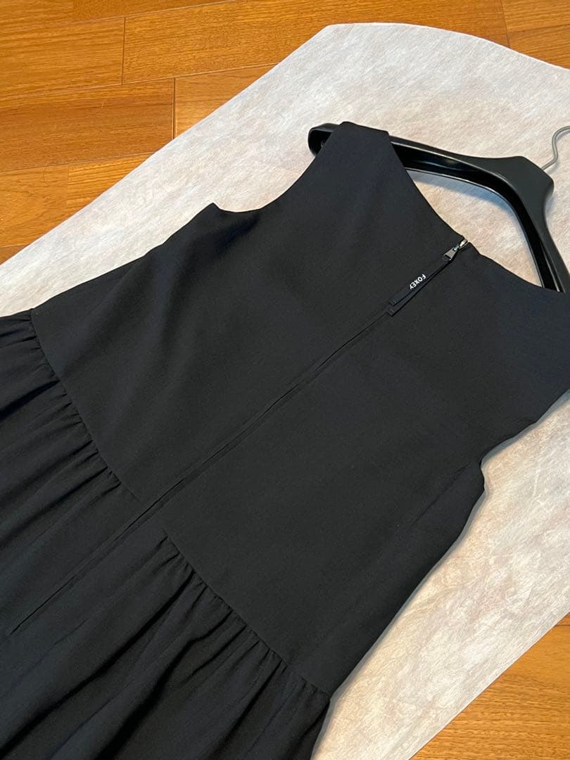 フォクシー☆FOXEY☆ワンピースNantucket Dress☆ネイビー 38