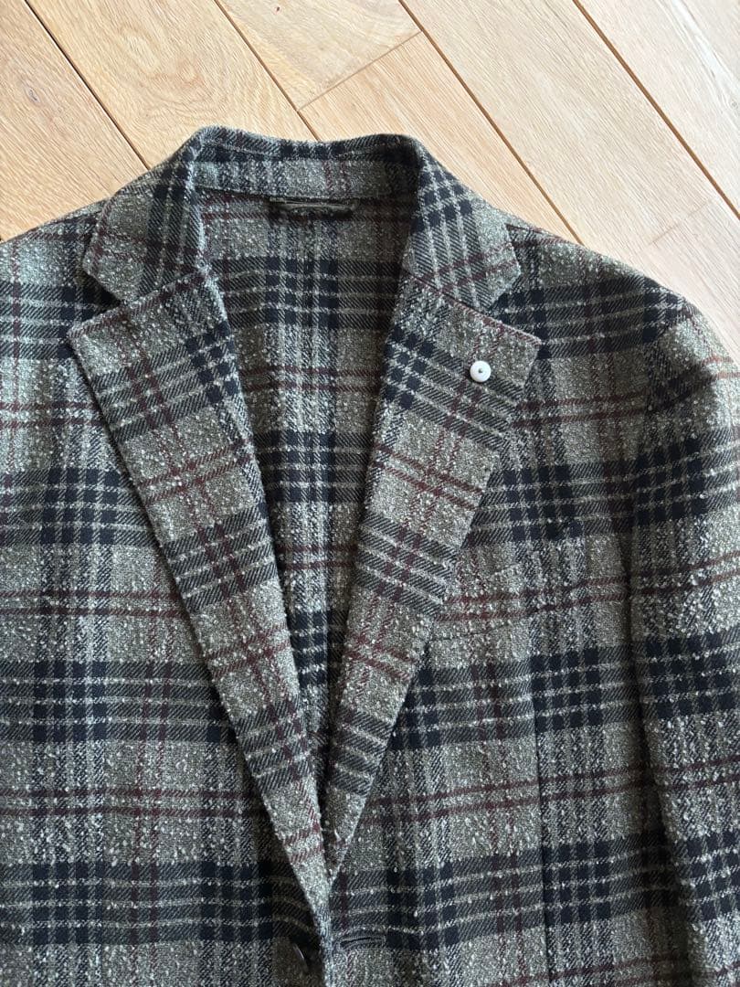 ※ブラックジャック　美中古 ルビアム ウールジャケット48 カーキ