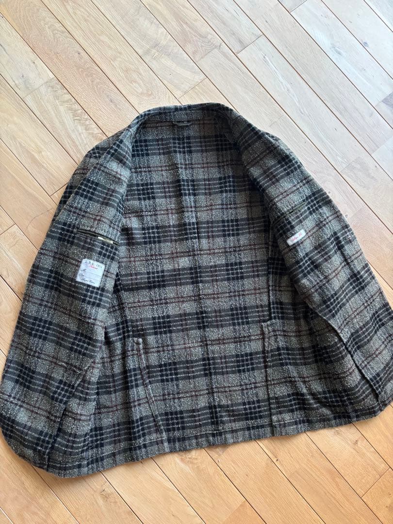 ※ブラックジャック　美中古 ルビアム ウールジャケット48 カーキ