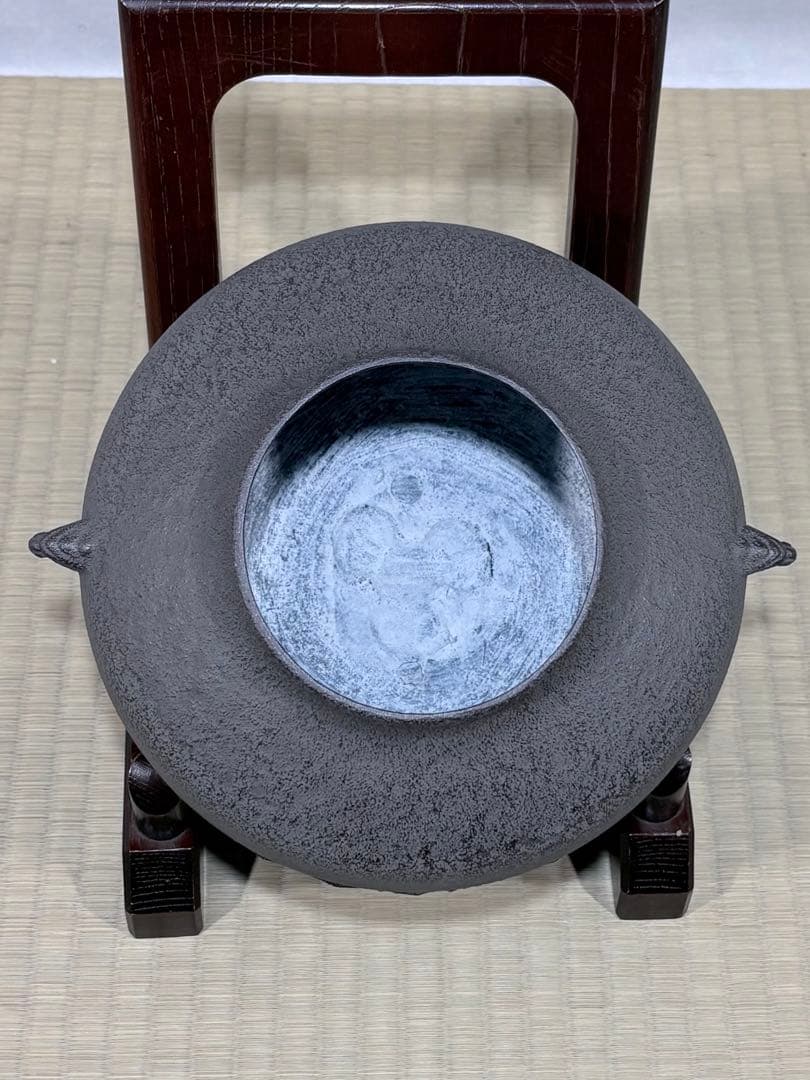 釜師　菊地政光造　阿弥陀堂釜　美品　共箱　茶道具　送料込