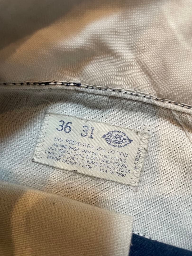 80s Dickies 874 ネイビー　ワークパンツ　チビタグ vintage