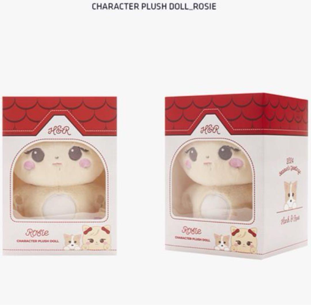 Blackpink ロゼ ぬいぐるみ　Hank & Rose 2024 rose