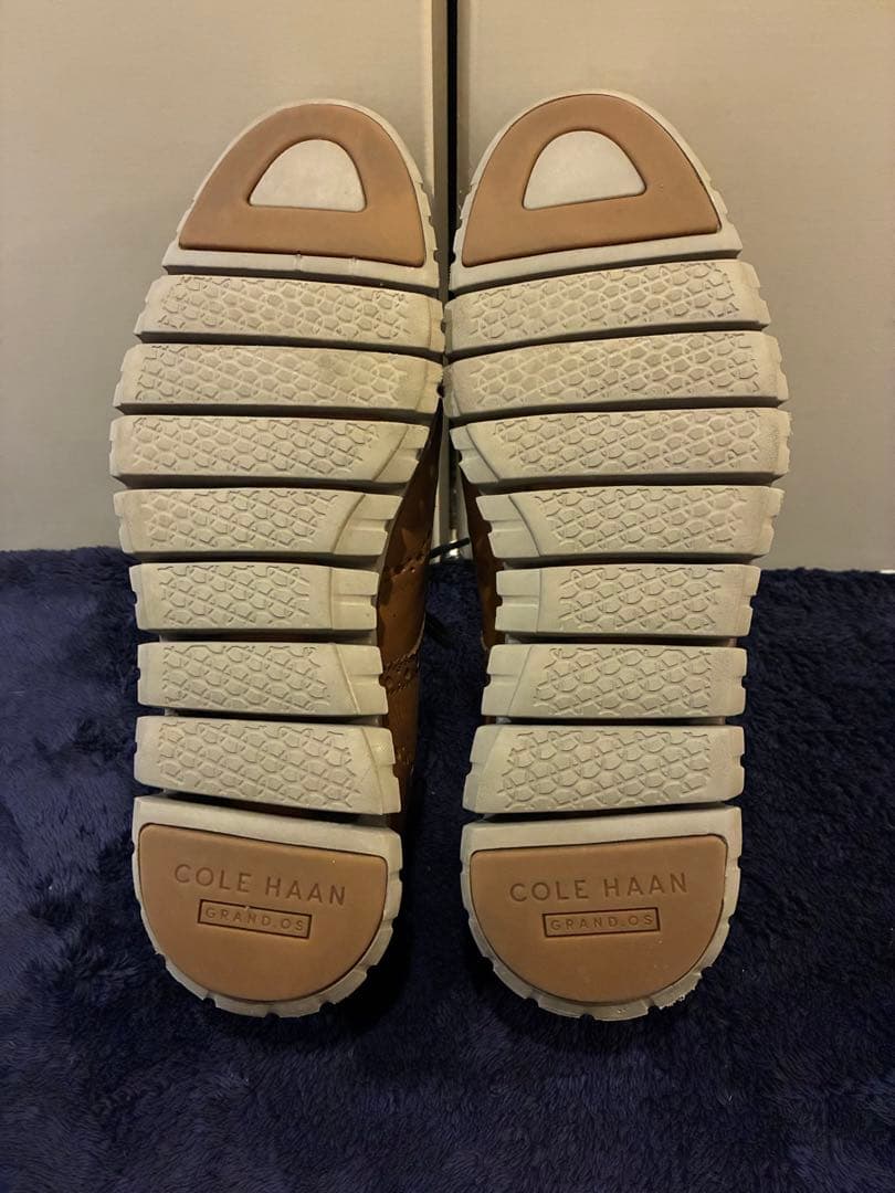 COLE HAAN ゼログランド ウィングチップ オックスフォード 27.5 茶