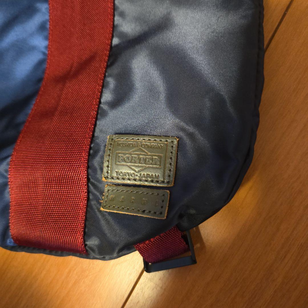 MARNIxPORTER　2WAY TOTE BAG ネイビー