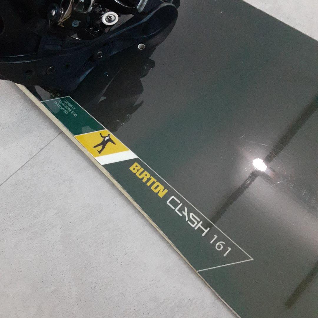 BURTON CLASH 161 スノーボード3点セット カバー＆ビンディング付