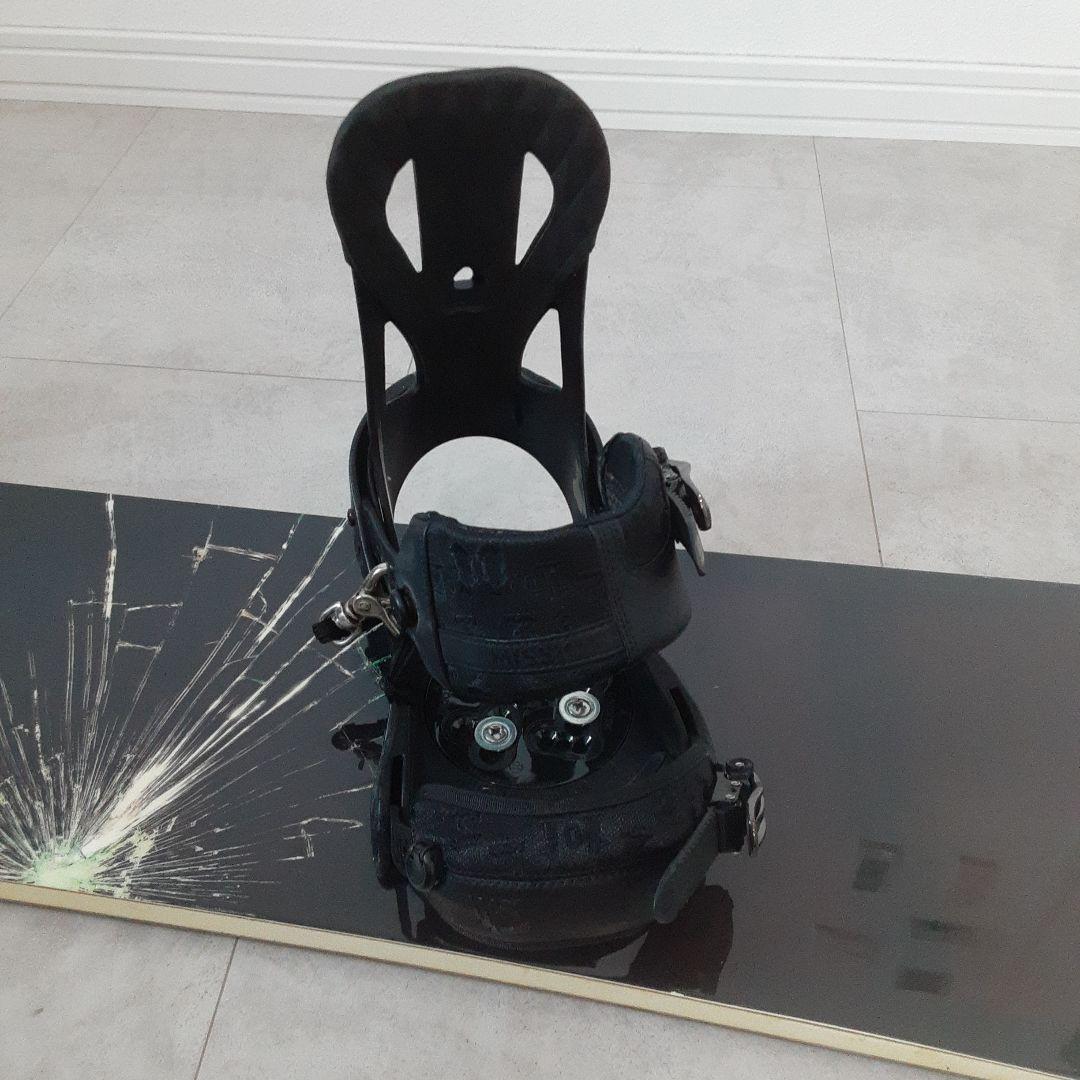 BURTON CLASH 161 スノーボード3点セット カバー＆ビンディング付