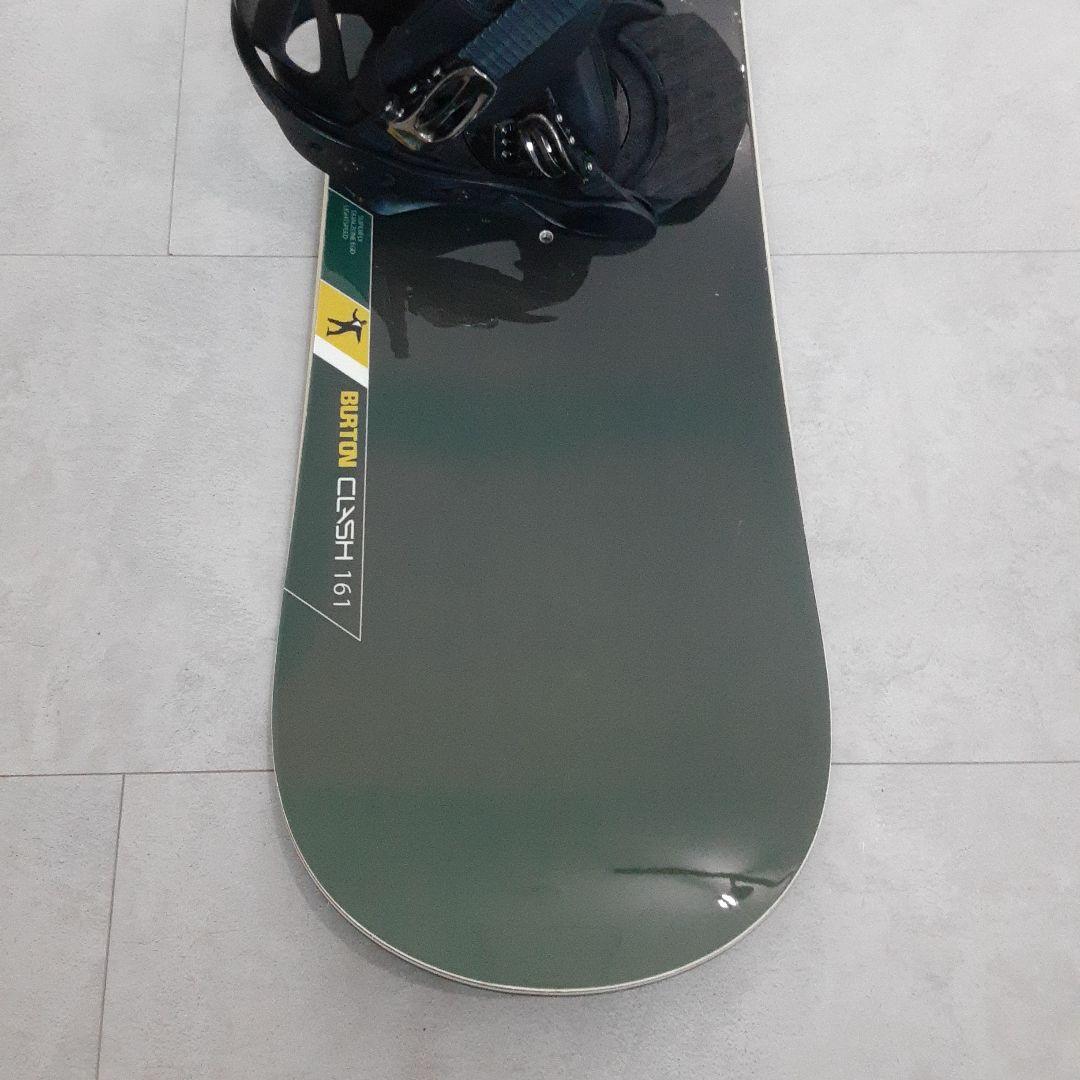 BURTON CLASH 161 スノーボード3点セット カバー＆ビンディング付