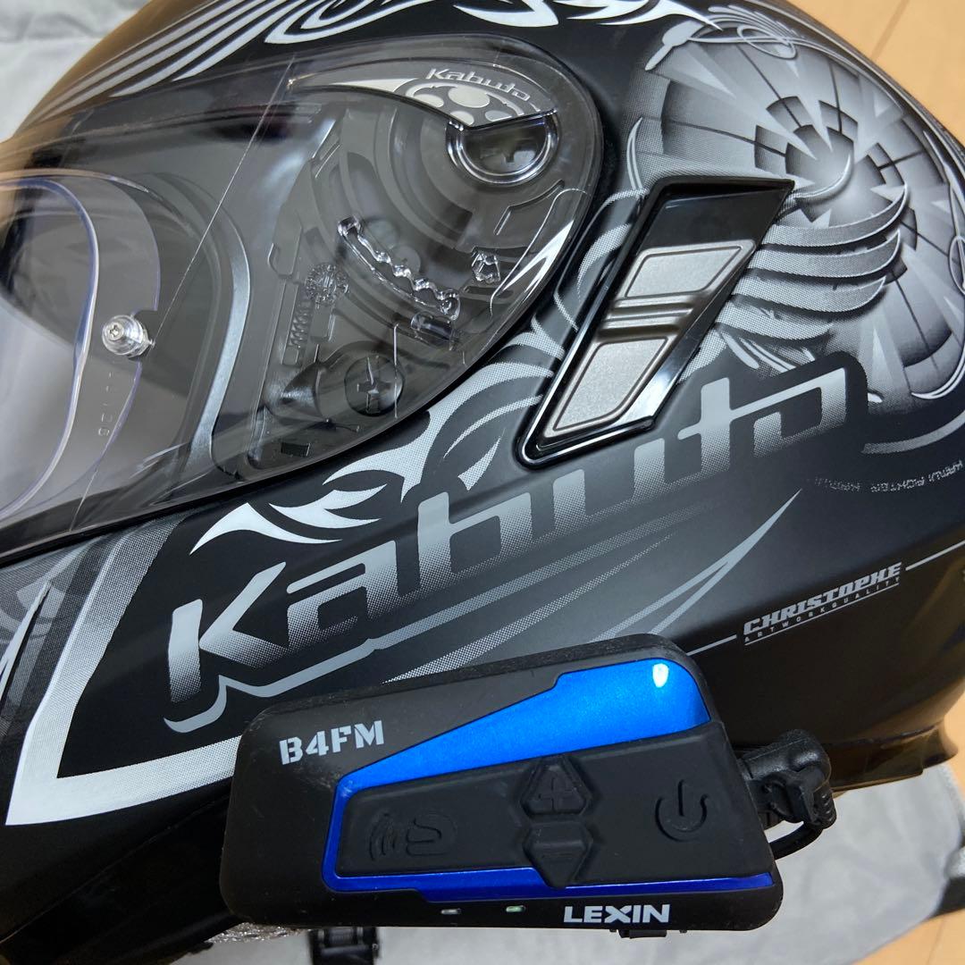 お値下しました！【美品】Kabuto カムイ2　ヘルメット　インカム付き