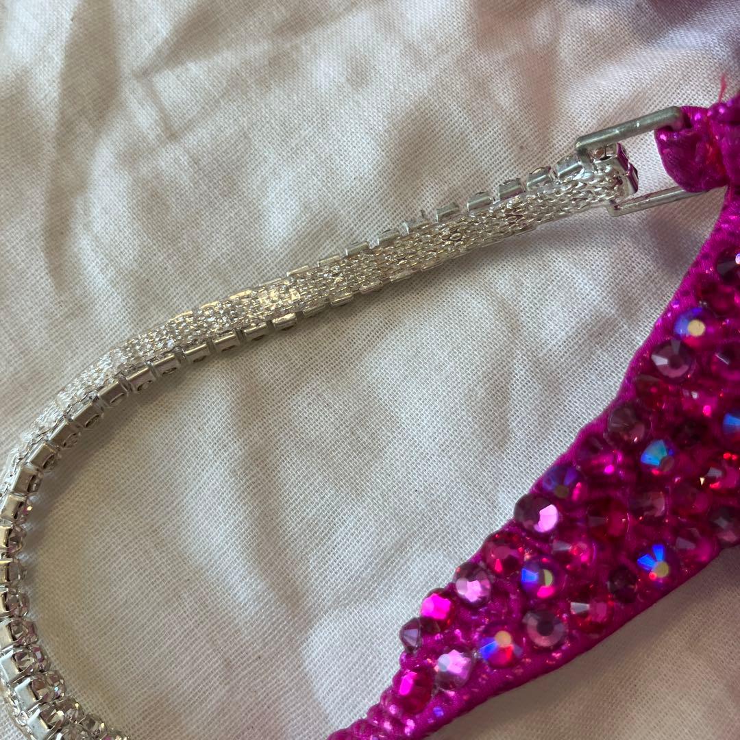 【ymk】FWJビキニセット 初出場向け 大人ピンク＋アクセ付（パッド・ケ