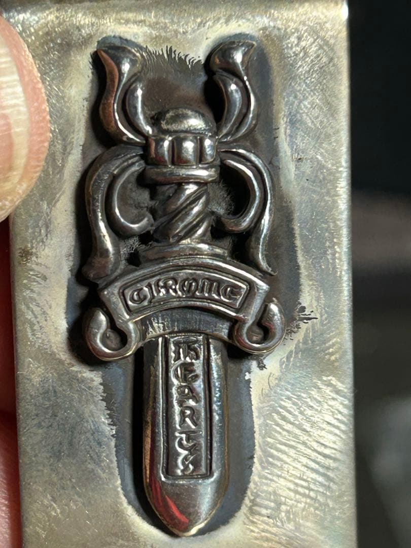 マネークリップ ダガー　スターリングシルバー　メンズ　シルバーアクセサリー