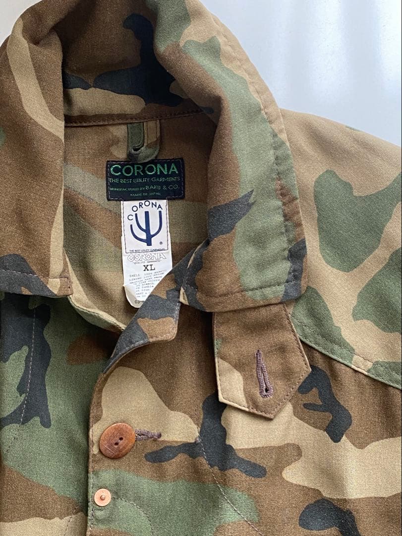 CORONA Utility カモフラージュ柄　ハンティングジャケット XL