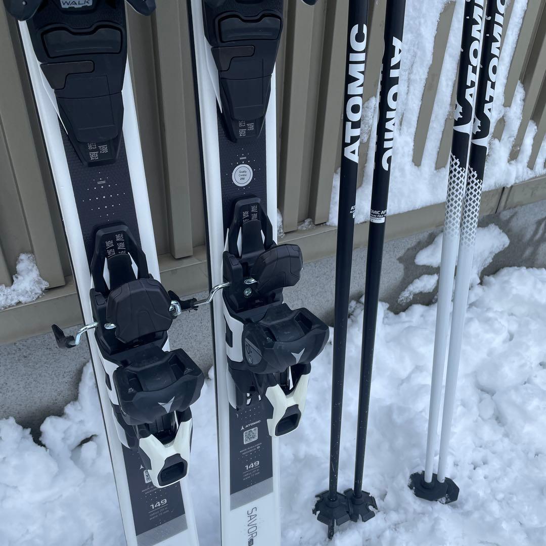 1回1時間使用　ATOMIC 149 145 150 スキー板