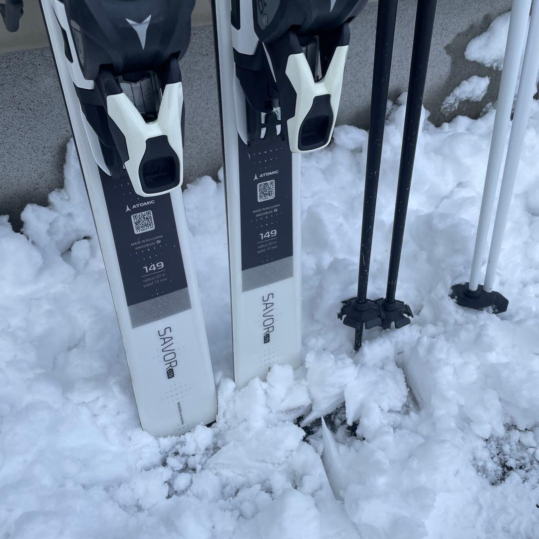 1回1時間使用　ATOMIC 149 145 150 スキー板