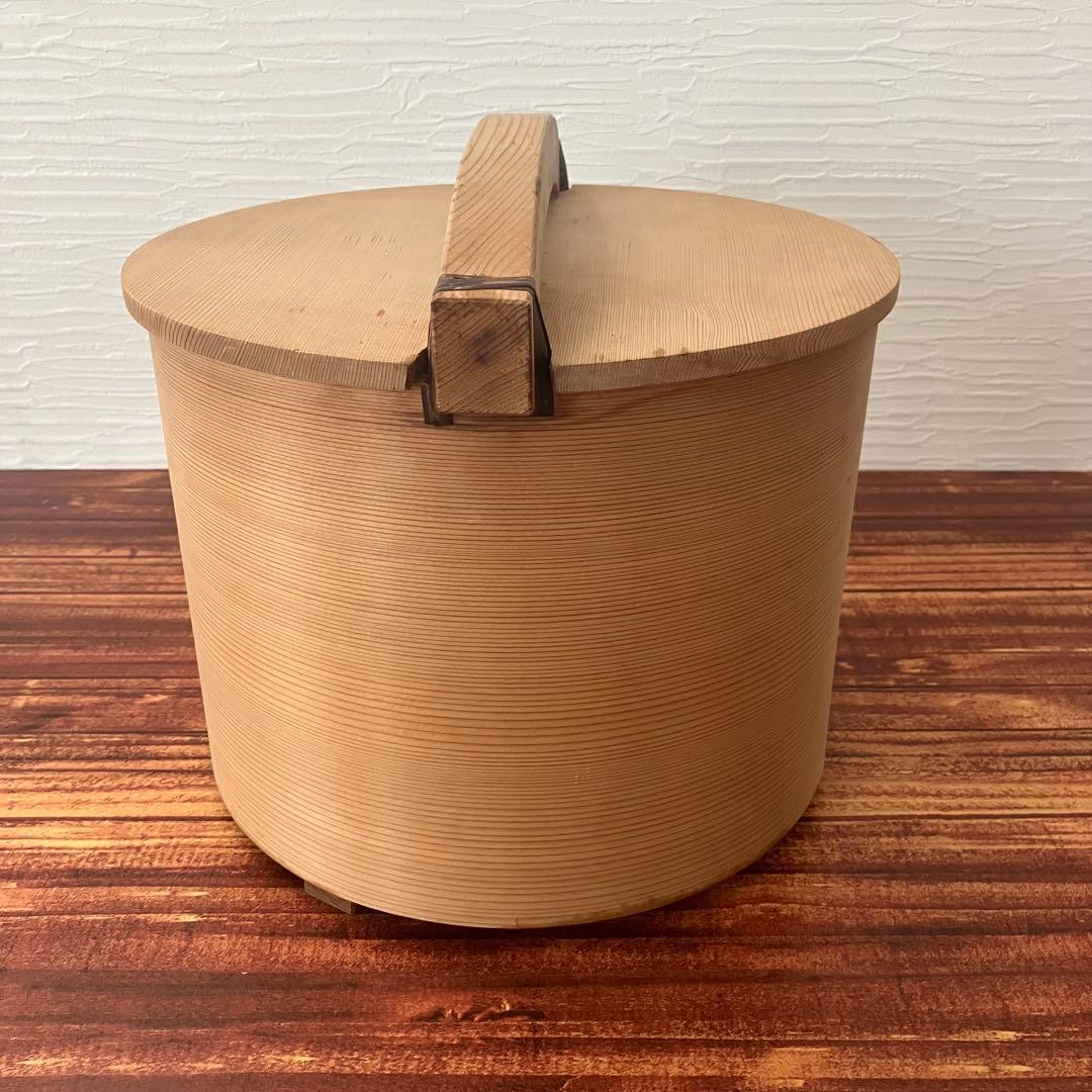 茶道具 木製　湯桶　曲げわっぱ　路地道具