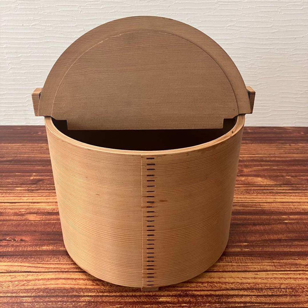 茶道具 木製　湯桶　曲げわっぱ　路地道具