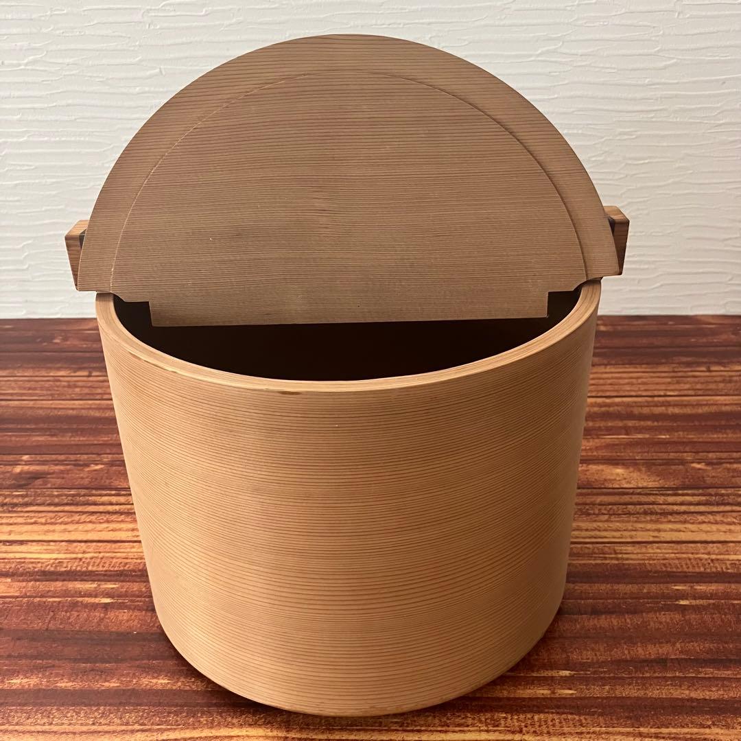 茶道具 木製　湯桶　曲げわっぱ　路地道具
