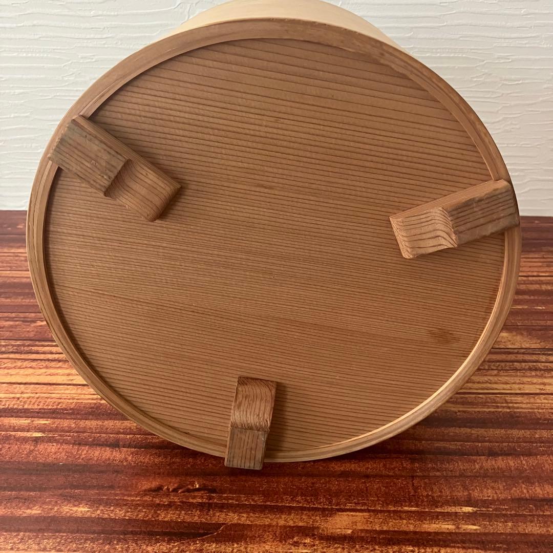 茶道具 木製　湯桶　曲げわっぱ　路地道具