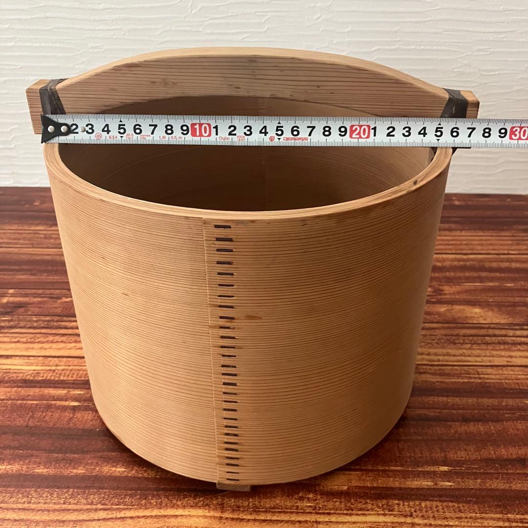 茶道具 木製　湯桶　曲げわっぱ　路地道具