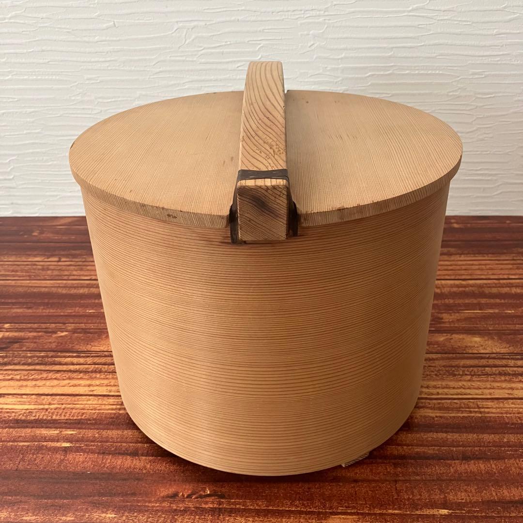 茶道具 木製　湯桶　曲げわっぱ　路地道具