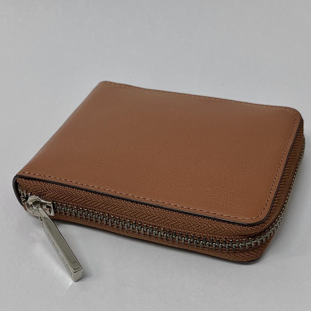 【美品】ハンティングワールド 二つ折り財布 レザー