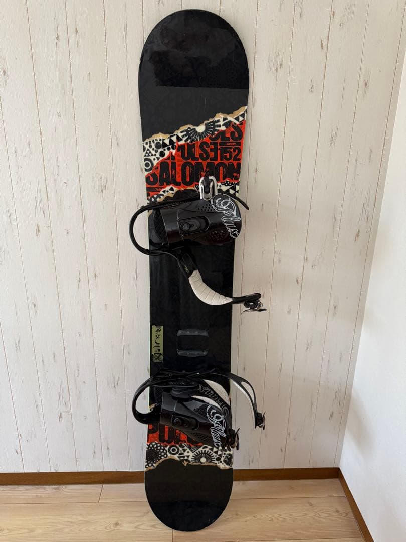 Salomon スノーボード ビンディング、ボードケース付き