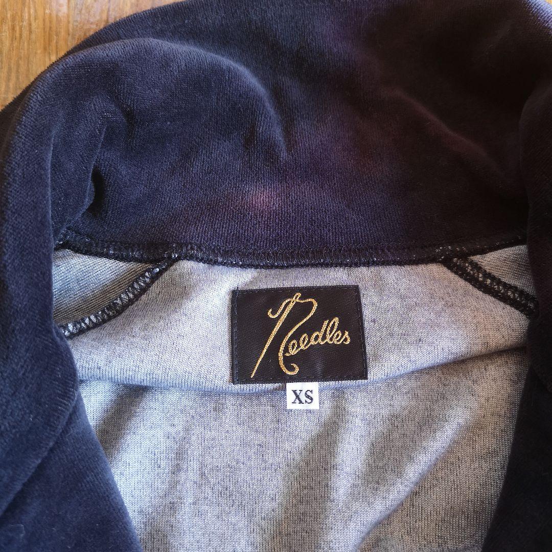 Needles ネイビー ベロア生地ジャージ XS
