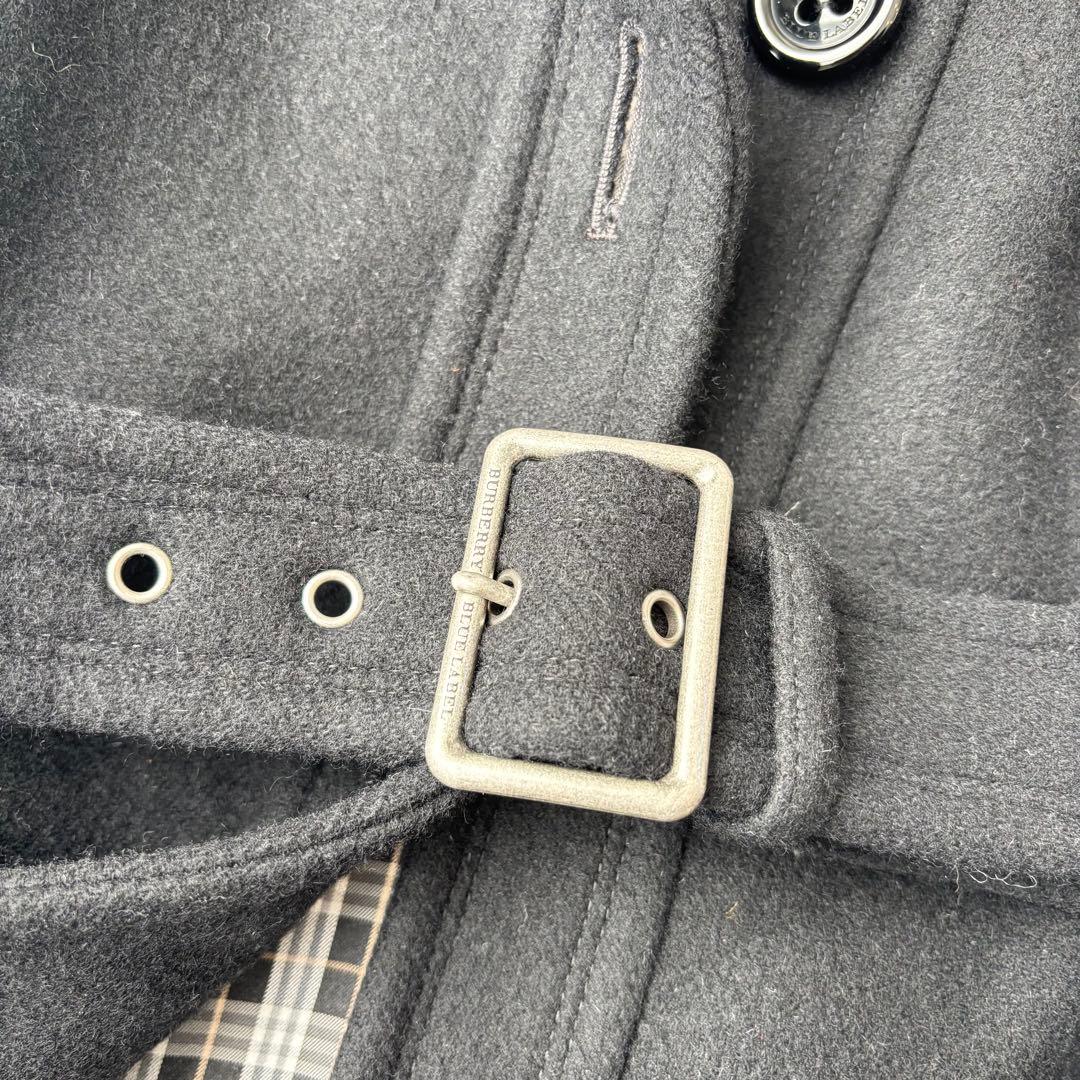 【専用】バーバリーブルーレーベル アンゴラウールコート ラクーンファー フード