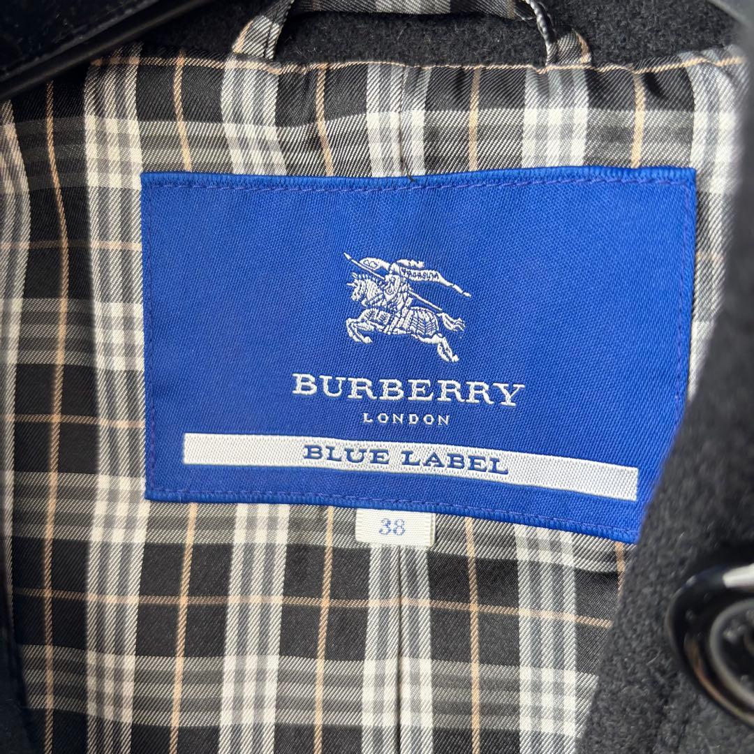 【専用】バーバリーブルーレーベル アンゴラウールコート ラクーンファー フード