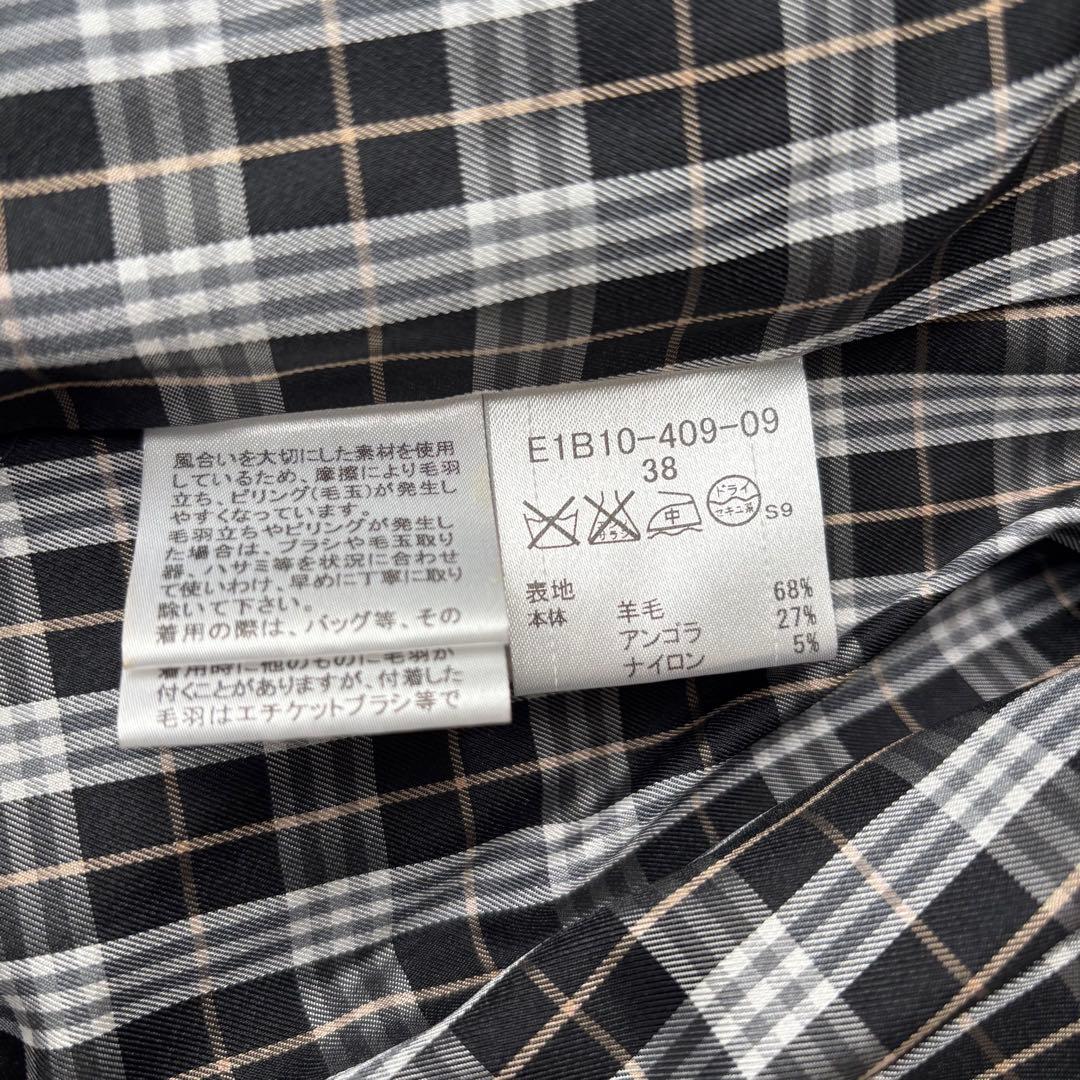 【専用】バーバリーブルーレーベル アンゴラウールコート ラクーンファー フード