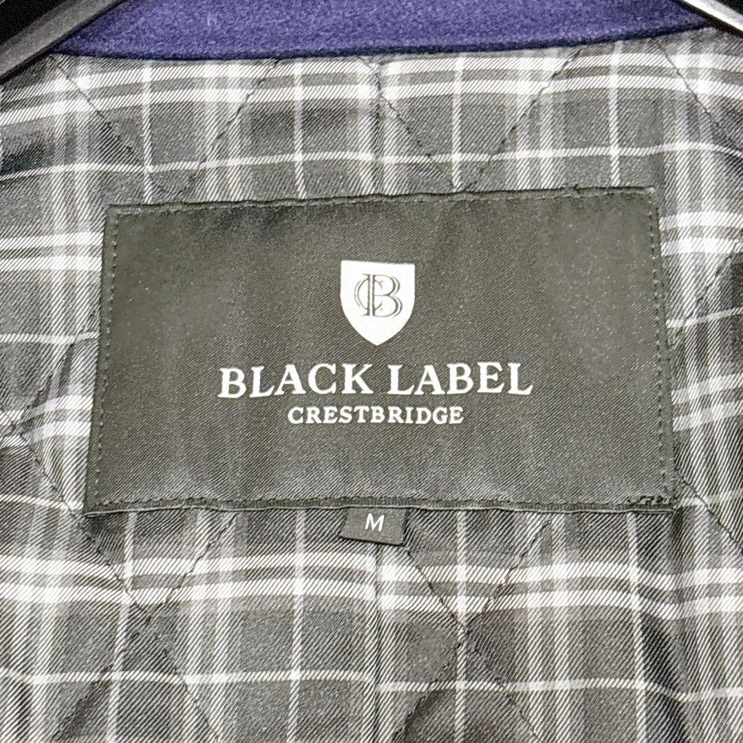 新品同様✨　ブラックレーベル　クレストブリッジ　ステンカラーコート　M ネイビー